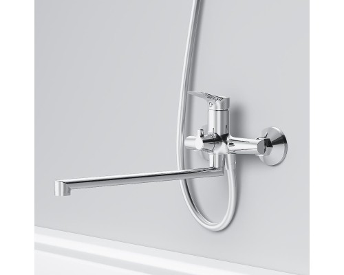 Смеситель для ванны AM.PM Force F9F90200 универсальный цвет Хром