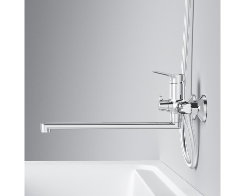 Смеситель для ванны AM.PM Force F9F90200 универсальный цвет Хром