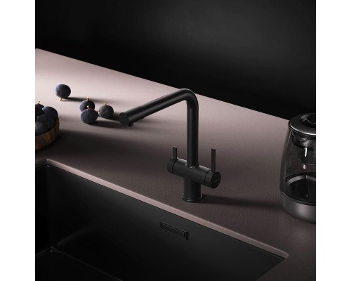 Смеситель для кухни AM.PM Func F8F05722 цвет Черный