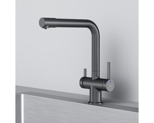 Смеситель для кухни AM.PM Func F8F05722 цвет Черный