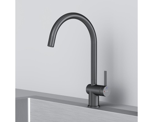 Смеситель для кухни AM.PM Func F8F07022 цвет Черный