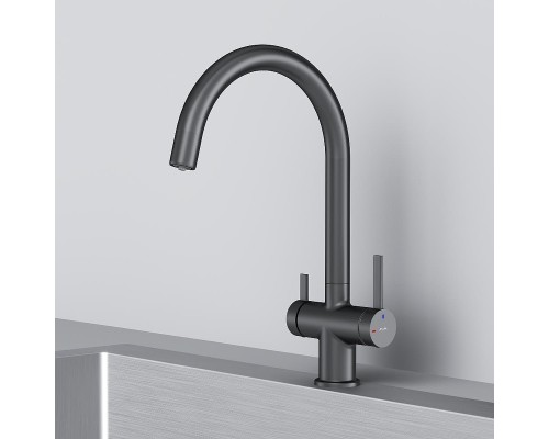 Смеситель для кухни AM.PM Func F8F07722 цвет Черный