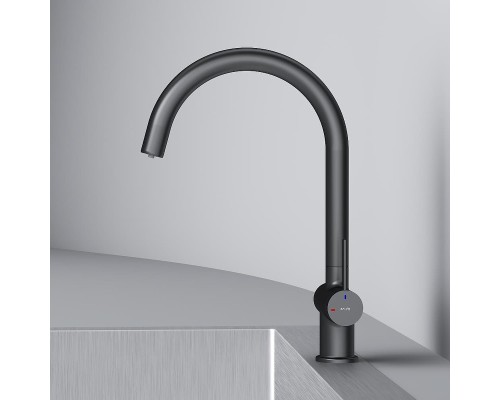 Смеситель для кухни AM.PM Func F8F07722 цвет Черный