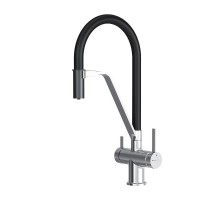 Смеситель для кухни AM.PM Func F8F07802 цвет Черный Хром