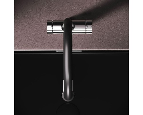 Смеситель для кухни AM.PM Func F8F07802 цвет Черный Хром