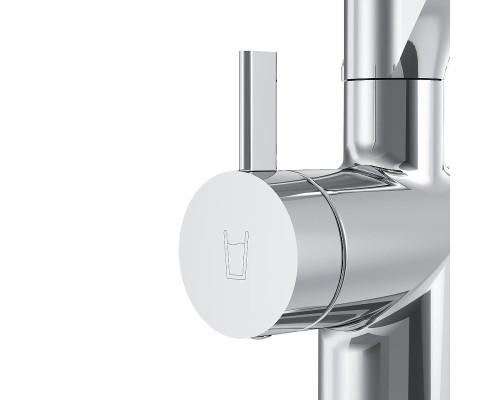 Смеситель для кухни AM.PM Func F8F07802 цвет Черный Хром