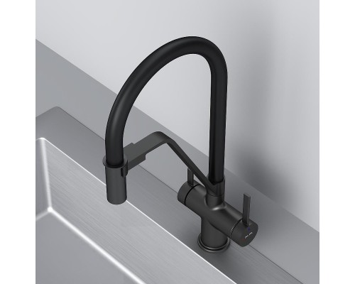 Смеситель для кухни AM.PM Func F8F07822 цвет Черный