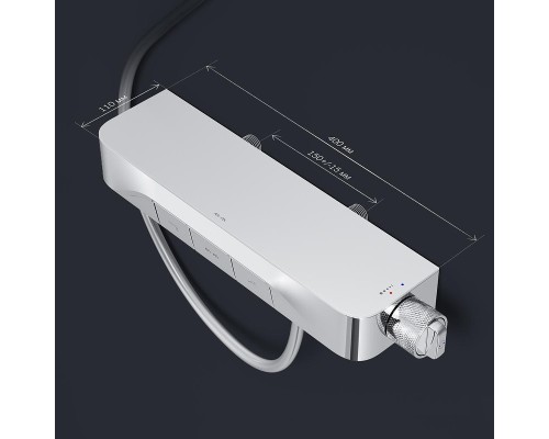 Смеситель для ванны AM.PM Func F8F10500 Хром