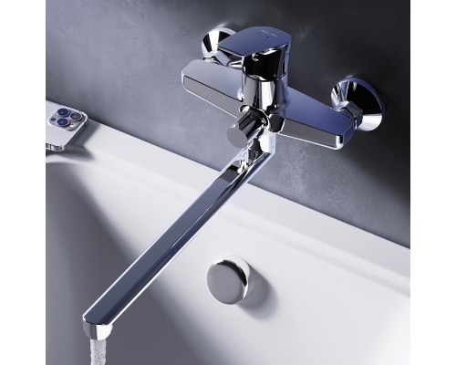 Смеситель для ванны AM.PM Gem F90A90000 универсальный Хром