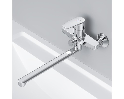 Смеситель для ванны AM.PM Gem F90A90000 универсальный Хром