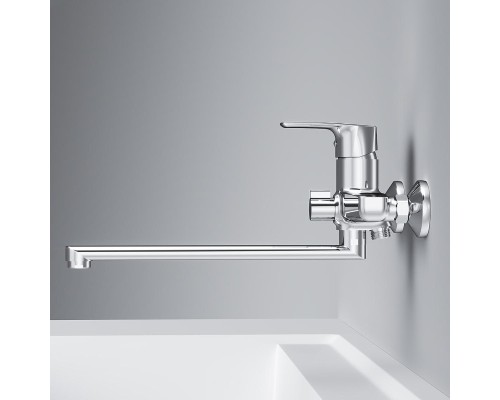 Смеситель для ванны AM.PM Gem F90A90000 универсальный Хром