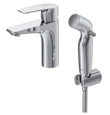 Смеситель для раковины AM.PM Gem F90A03000 с гигиеническим душем Хром