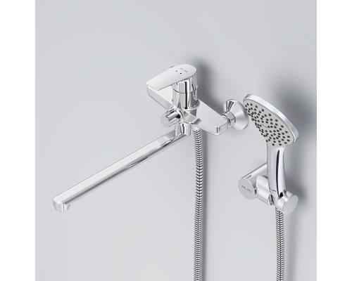 Смеситель для ванны AM.PM Gem F90A95000 универсальный Хром