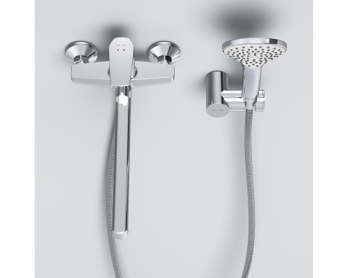 Смеситель для ванны AM.PM Gem F90A95000 универсальный Хром