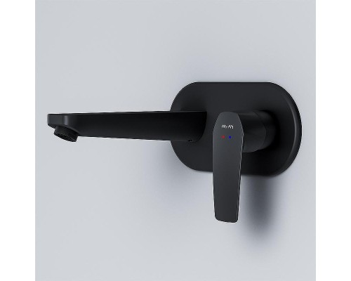 Смеситель для раковины AM.PM Gem F90A72222 Черный матовый