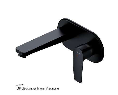 Смеситель для раковины AM.PM Gem F90A72222 Черный матовый