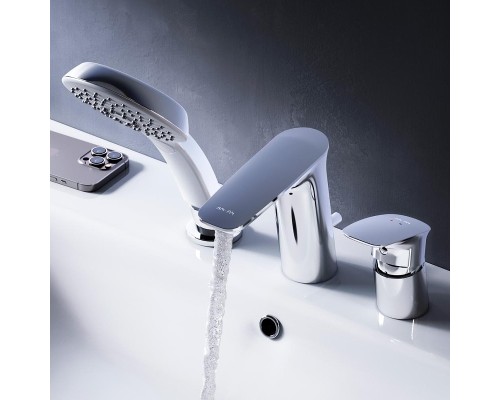 Смеситель на борт ванны AM.PM Inspire V2.0 F50A01300 Хром