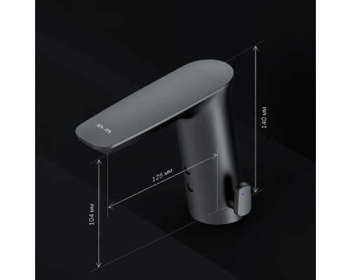 Смеситель для раковины AM.PM Inspire V2.0 F50A02322 Черный матовый