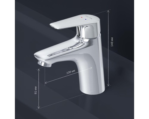 Смеситель для раковины AM.PM Joy F85E02100 Хром