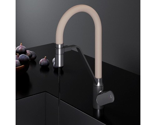 Смеситель для кухни AM.PM Like F8007826 Черный матовый Бежевый