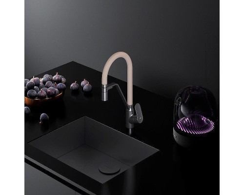 Смеситель для кухни AM.PM Like F8007826 Черный матовый Бежевый