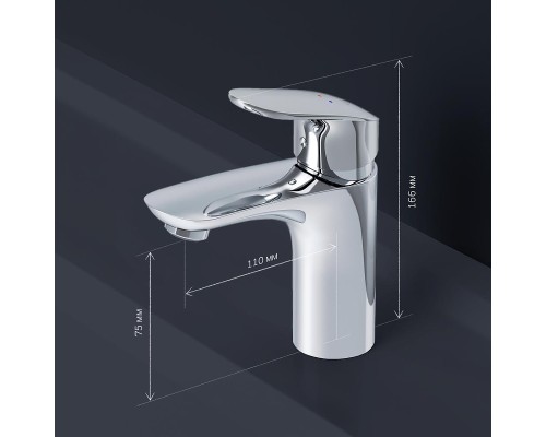 Смеситель для раковины AM.PM Like F8093016 Хром