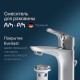 Смеситель для раковины AM.PM Like F8092116 Хром