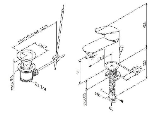 Смеситель для раковины AM.PM Like F8092116 Хром