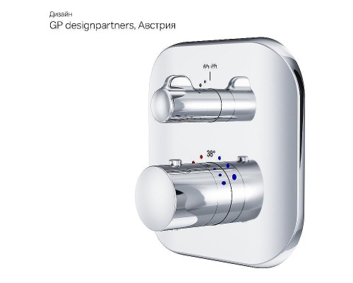 Смеситель для душа AM.PM Sensation F3075600 с термостатом Хром