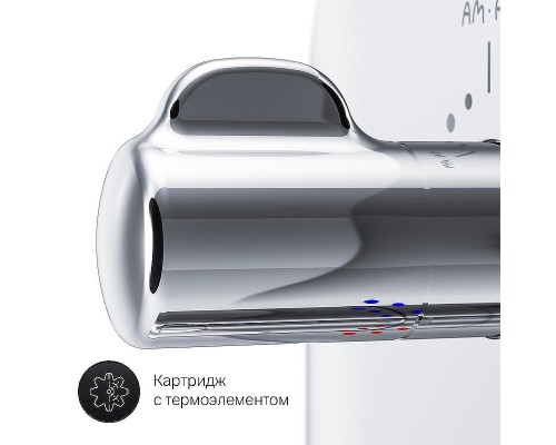Смеситель для душа AM.PM Sensation F3075600 с термостатом Хром