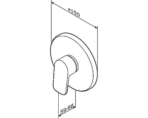 Смеситель для душа AM.PM Spirit F7075000 Хром
