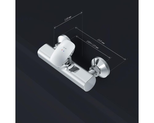 Смеситель для душа AM.PM Spirit V2.0 F70A20000 Хром