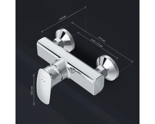 Смеситель для душа AM.PM Spirit V2.1 F71A20000 Хром