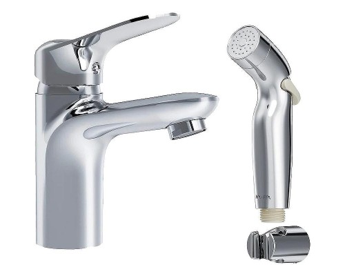 Смеситель для раковины AM.PM Sunny F85C03000 с гигиеническим душем Хром