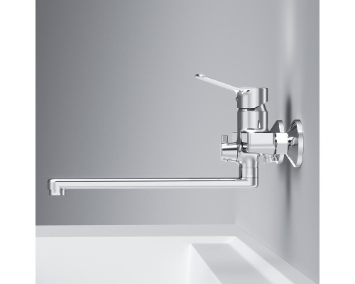 Смеситель для ванны AM.PM X-Joy F85A90000 универсальный Хром