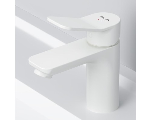 Смеситель для раковины AM.PM X-Joy F85A02133 Белый матовый