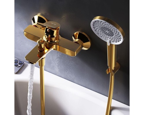 Смеситель для ванны AM.PM X-Joy F85A15099 Цвет Золото