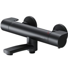 Смеситель для ванны AM.PM X-Joy F85A50022 с термостатом Черный матовый