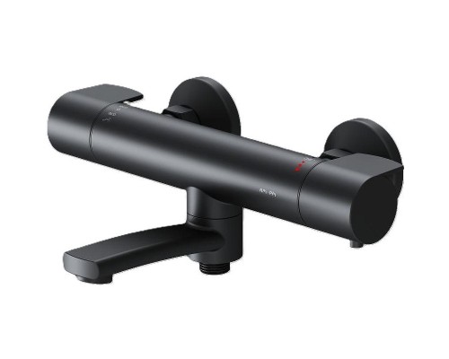 Смеситель для ванны AM.PM X-Joy F85A50022 с термостатом Черный матовый