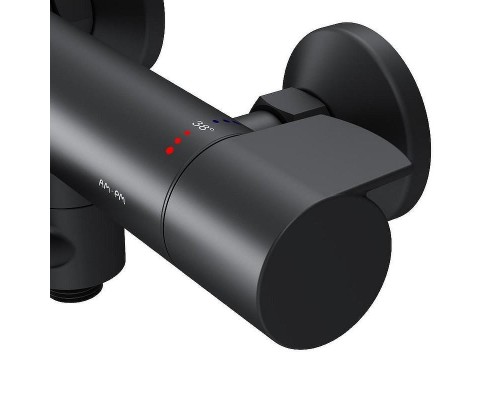 Смеситель для ванны AM.PM X-Joy F85A50022 с термостатом Черный матовый