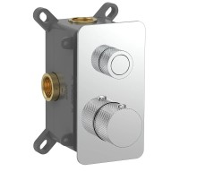 Смеситель для душа AQUAme AQM8810CR с термостатом цвет Полированный хром