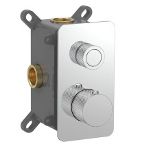 Смеситель для душа AQUAme AQM8810CR с термостатом цвет Полированный хром