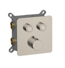 Смеситель для душа AQUAme AQM8811BN с термостатом цвет Шлифованный никель