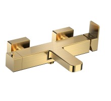 Смеситель для ванны AQUAme Savona AQM6812BG цвет Золото шлифованное