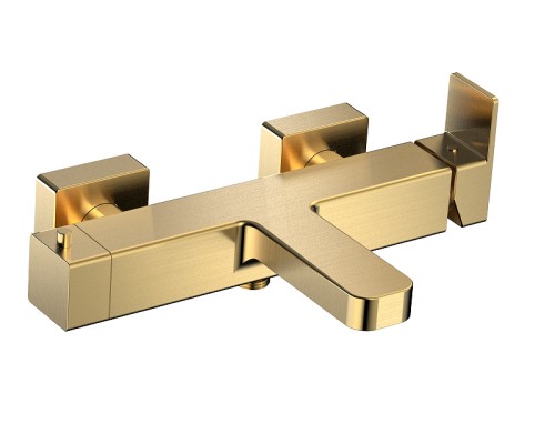 Смеситель для ванны AQUAme Savona AQM6812BG цвет Золото шлифованное