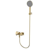 Смеситель для ванны AQUAme Imola AQM6712BG цвет Золото шлифованное