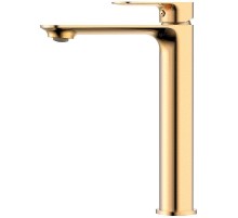 Смеситель для раковины AQUAme Monza AQM6314BG Шлифованное золото