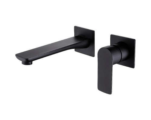 Смеситель для раковины Abber Weiss Insel AF8082B Черный матовый