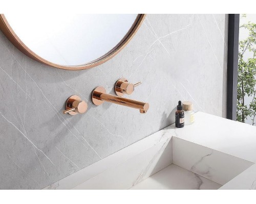 Смеситель для раковины Abber Emotion AF88121RG Розовое золото