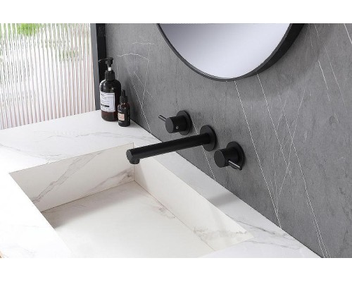 Смеситель для раковины Abber Emotion AF88121B Черный матовый